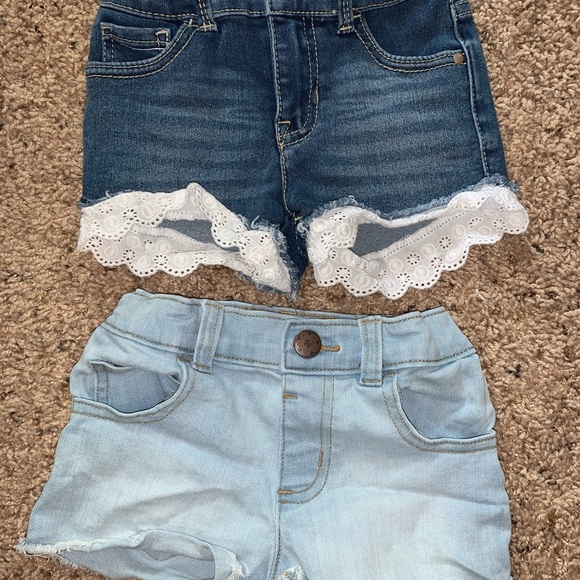 little girls jean shorts